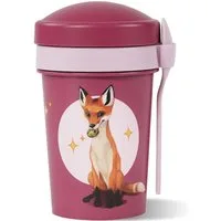 AWAVE® Müslischüssel AWAVE® Die Schule der Magischen Tiere Müslibecher To Go 540 ml rPET, rPET, (1-tlg)