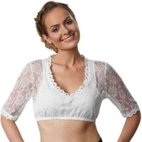 dressforfun Trachtenbluse Dirndlbluse Heidi