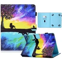 Wigento Tablet-Hülle Für Apple iPad Air 11 Zoll 2025 / 2024 Universell Motiv 4 Tasche Hülle