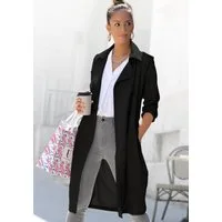 LASCANA Trenchcoat mit Reverskragen und mit Bindegürtel zum Regulieren leichter Damenmantel ohne Futter, Frühlingsmantel, casual-chic
