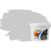 RyFo Colors Fassadenfarbe Silikonharz Fassadenfarbe Grautöne, 1 L ca. 6 m², Wasserabweisend, diffusionsfähig, schützt vor Schmutz, UV-beständig