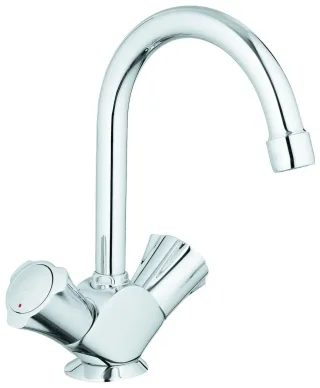 GROHE Zweigriff-WT-Batt. Costa 21375 Zugst.-Abl.grt. flex. A.-Schläuche chrom 21375001