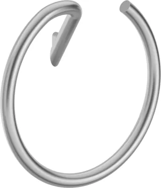 Neuesbad Serie 600 Runder Handtuchhalter zur Wandmontage, Edelstahl gebürstet NB1DEADIF6111