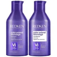 Redken Haarpflege-Set Redken Color Extend Blondage Shampoo & Conditioner Set 300 ml, 2-tlg., Shampoo - Conditioner, reichhaltig