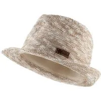 Sterntaler® Sonnenhut Strohhut meliert (1-St., Sommerhut bedruckt mit UV-Schutz idealer Schutz für den Sommer) Kinderhut aus meliertem Baumwollgarn mit UV-Schutz