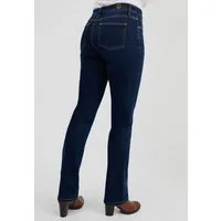wonderjeans Bootcut-Jeans Figurbetonte Form mit leicht ausgestelltem Bein
