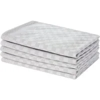 OTTO home Geschirrtuch Keersten Premium, (Set, 5-tlg., 5er Set), hochwertig, Grubentuch, 100 % Baumwolle, 5er-Set, 70 × 50 cm