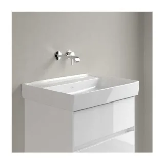 Villeroy und Boch Collaro Waschtisch 4A336301 ohne Überlauf, ohne Hahnloch, 60x47cm, weiß
