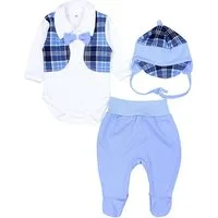 TupTam Langarmbody Baby Kleidung Set Body Strampelhose Mütze Bekleidungsset