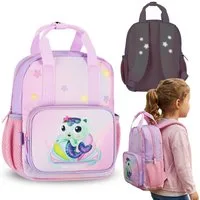 Gabby's Dollhouse Vorschulranzen Gabby's Dollhouse Mädchenrucksack, Reflektoren, 29 × 23 × 9 cm