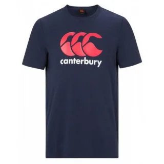Canterbury Herren CCC Logo T-Shirt (Navy/Rot/Weiß)