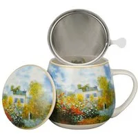 Duo-Gift Tasse Garden at Argenteuil Monet + Sieb + Deckel Porzellan 0,43 L, 1-tlg., 3-tlg.