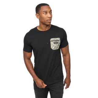 Crosshatch - "Campbox" T-Shirt für Herren (Schwarz)