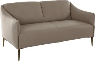 W.SCHILLIG 2-Sitzer "sally" mit Metallfüßen in Bronze pulverbeschichtet, Breite 154 cm