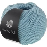 LANA GROSSA MERINO SOFT Wolle Häkelwolle, 125 m (Weiches Mischgarn aus Merinowolle und Mikrofaser), 50 g