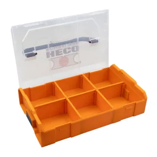HECO Sortimentskoffer L-BOXX Mini, transparent, leer - 63888