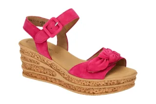 Gabor 64.653.10 Sandalette in Pink - Best Fitting, Keilabsatz 3,5cm