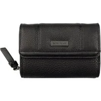 TOM TAILOR Geldbörse Juna, aus soft genarbtem ledrigen Material mit glänzenden Metall-Accessoires