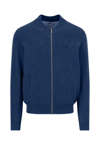 Fynch Hatton - Cardigan aus Baumwolle blau - Gr. - XXL