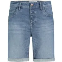 SUBLEVEL Jeansshorts im 5-Pocket-Style mit Aufschlag Denim Bermuda Shorts