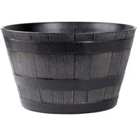 PROREGAL® Blumentopf Blumentopf GDA Holz-effekt 832, 39x28cm, Fass