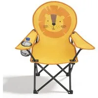 SUNULA Campingstuhl Kinder Klappstuhl Gartenstuhl Camping Kinderklappstuhl Anglerstuhl (1 St), Kinder-Anglersessel, wählbar als Bär, Elefant, Frosch oder Löwe