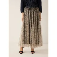 MORE&MORE A-Linien-Rock femininer Maxi-Schlupfrock, Floralprint