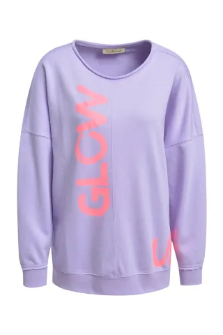 Smith&Soul - Oversize Sweatshirt Neon Print - Gr. - XS