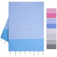 herémood Hamamtuch Luxuriöses Saunatuch, großes Strandtuch, 90x170 cm, vorgewaschen, (1er - 2er Set, 1-St), schnelltrocknendes & saugstarkes Saunatuch