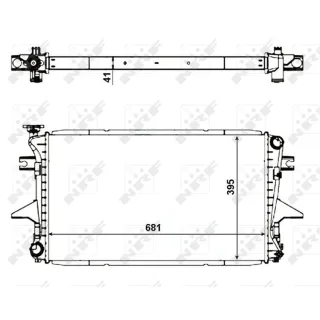 NRF Motork?hler gel?tet 56061