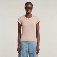 G-STAR V-Shirt Eyben mit Label