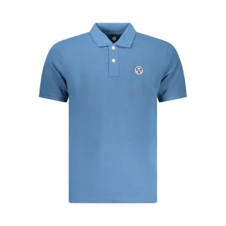 North Sails Blaues Baumwoll-Polo-Shirt für Herren