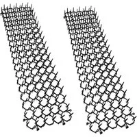 HAC24 Tierabwehr-Attrappe Dornengitter Tiervertreiber Marderschutz Tierschreck Spikes, (2-St), mit je 50 cm