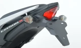 R&amp;G Kennzeichenhalter Kunststoff Honda CBR 500 R / CB 500 F Bj. 2013-2015 Heckumbau, eintragungsfrei