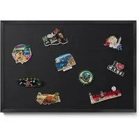 Tulup Magnettafel mit schwarzem Rahmen, einfarbigen Farben, für das Homeoffice, Magnetisches Memoboard Dekorative für Erinnerungen
