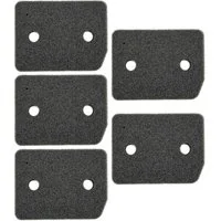 Trade-Shop Ersatzfilter 5x passend für Miele T1 Wäschetrockner ersetzt 9164761, Zubehör für Miele 9164761, 7070070, Schwammfilter Sockelfilter für Wärmepumpentrockner Kondenstrockner