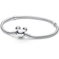 Pandora Silberkette Disney Micky Maus Schlangenarmband aus 925er Silber von PANDORA