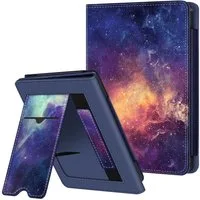 Fintie E-Reader-Hülle für Tolino Shine Color/5 (2024) & Kobo Clara Colour / BW (2024), Kickstand Hülle mit Kartenfach Handschlaufe und Auto Sleep/Wake