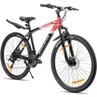 HILAND Mountainbike 26/27,5 Zoll Alu-Mountainbike 21-Gang, Scheibenbremsen & Komfortsattel