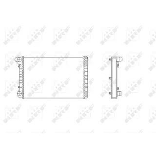 NRF Motork?hler Fiat Punto 188 53665