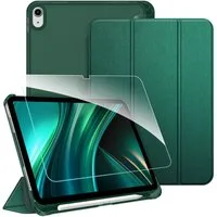 Fintie Tablet-Hülle für iPad 11 Generation 11'' 2025 (A16), iPad 10 Generation 10.9'' 2022, mit Schutzfolie-ultradünne transparente Rückseite Case mit Stifthalter
