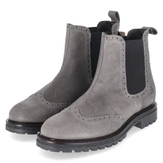 Bullboxer Chelsea Boots  Grau - Gr. 41 -  Textil und Synthetik