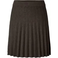 Y.A.S Strickrock YASELENA HW PLEATED SKIRT S. NOOS Viskosemischung