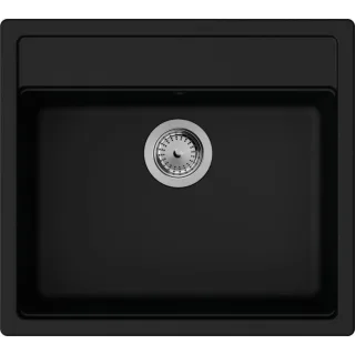 hansgrohe Einbauspüle 43359170 550x490mm, graphitschwarz