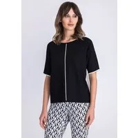 TUZZI Strickpullover mit Kontraststreifen
