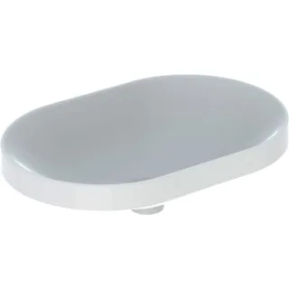 Geberit VariForm Einbauwaschtisch, elliptisch 60x40cm, ohne Hahnloch, ohne Überlauf, KeraTect, 50073 500731002