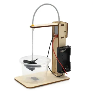 Wooden Mixer No. 1 Model Assembly Kit DIY Children's Science Experiment Education Toy Student Technology Small Productio