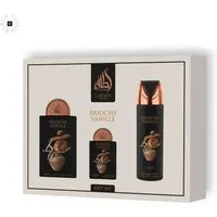 Lattafa Duft-Set Lattafa Brioche Vanille EDP Set 100 ml edp 20 ml edp 200 ml body Spray