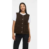 Vila Plüschweste VIADA TEDDY WAISTCOAT - NOOS Plüsch, Kunstfaser, regular fit