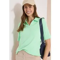 CECIL Poloshirt in Unifarbe